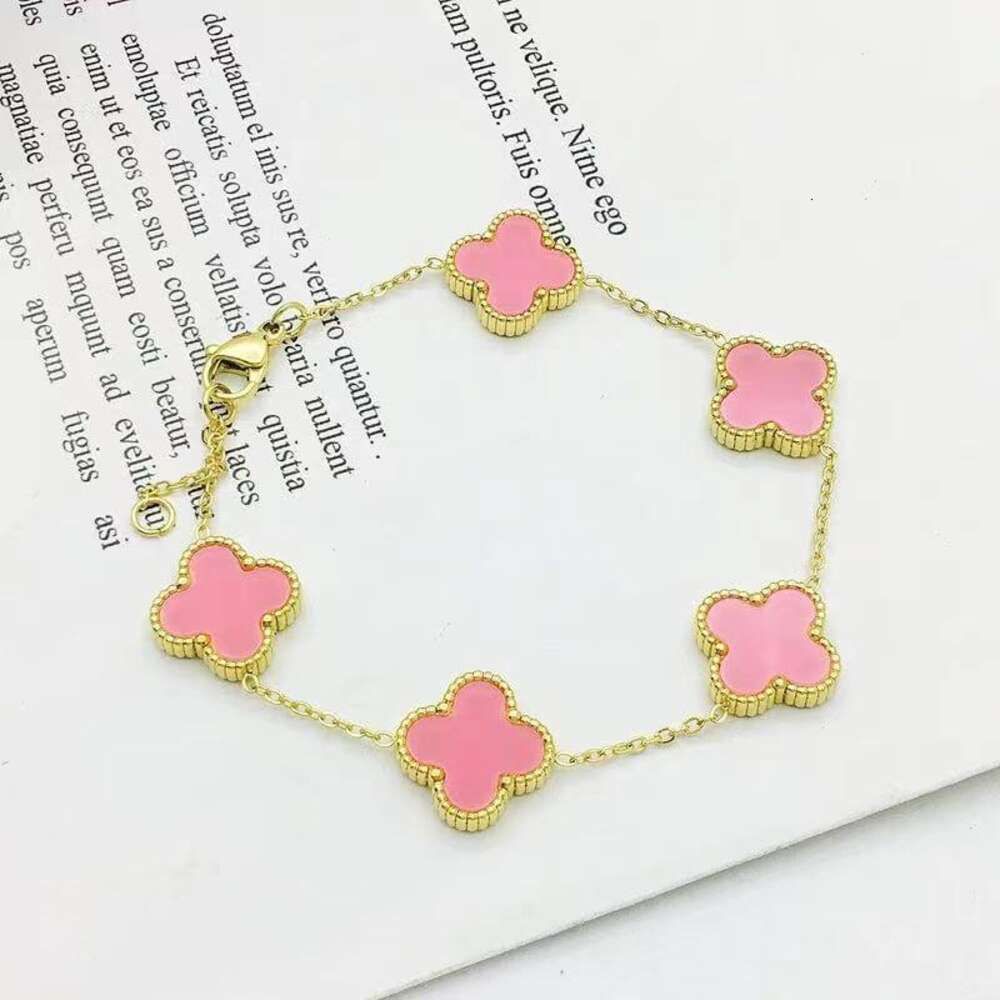 Five Flower Bracelet 【 Girl Powder 】