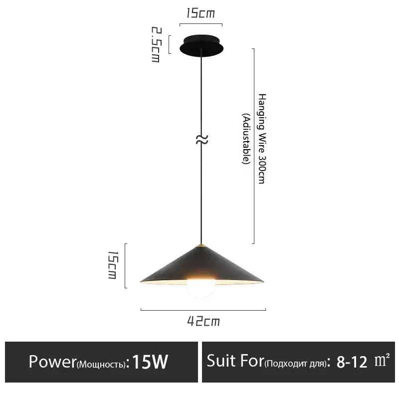 warmes Licht 3000K D42cm Schwarz B