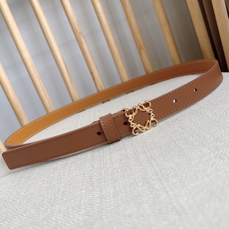 3# 2.5cm gold buckle Brown belt