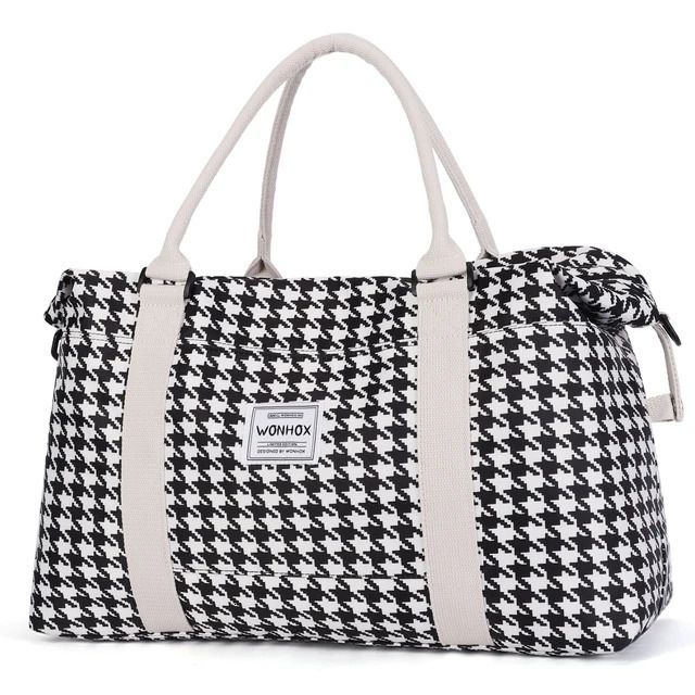 White Houndstooth