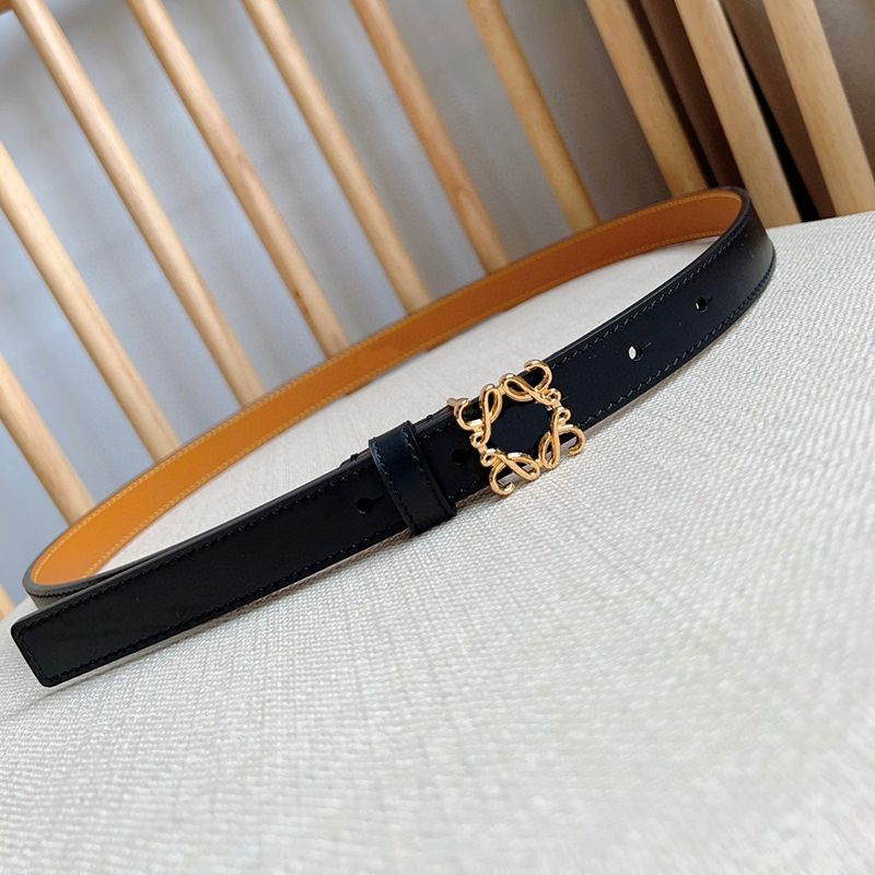 1# 2.5cm gold buckle Black belt