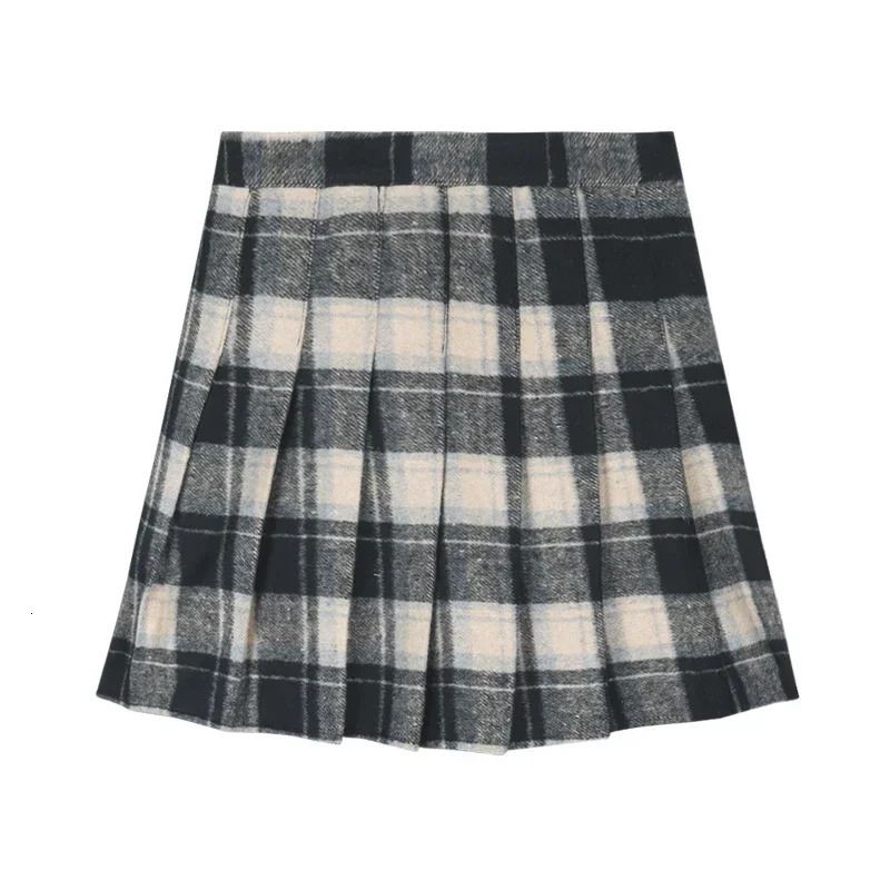 Schwarzer Plaid Reißverschluss