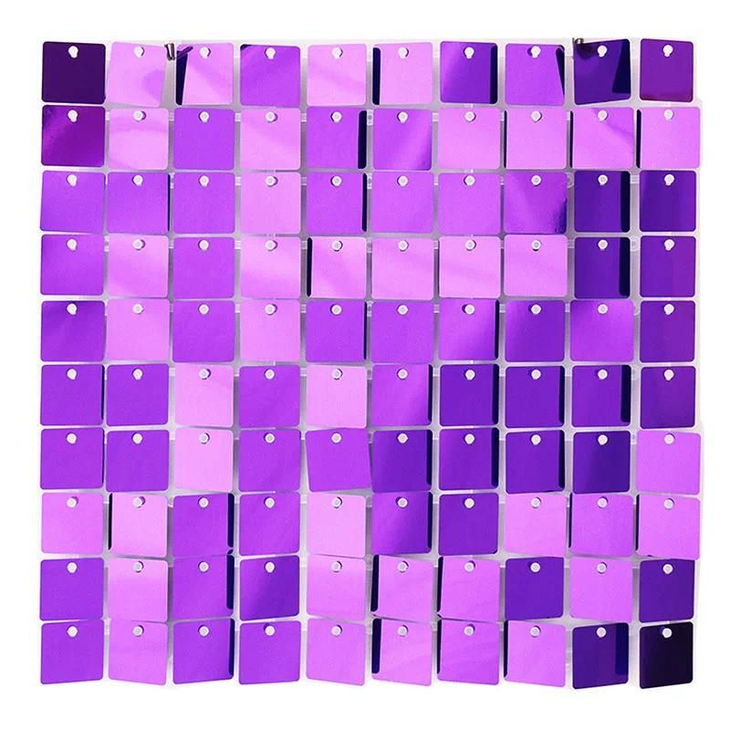 6 pièces (30x30 cm) violet