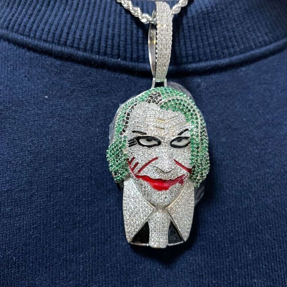 Silver full of diamond clown