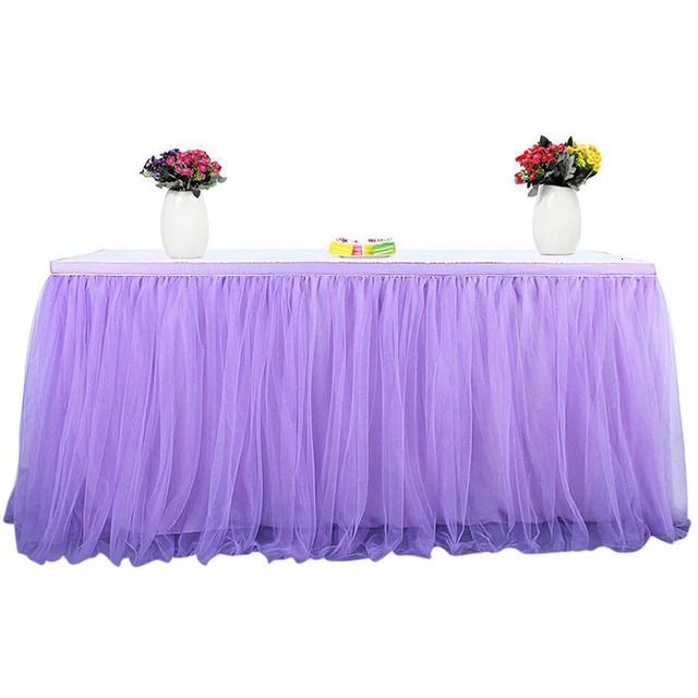 Lila tableskirts-6ft