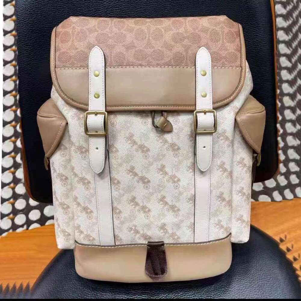 c3802 carrozza marrone patchwork bianco s