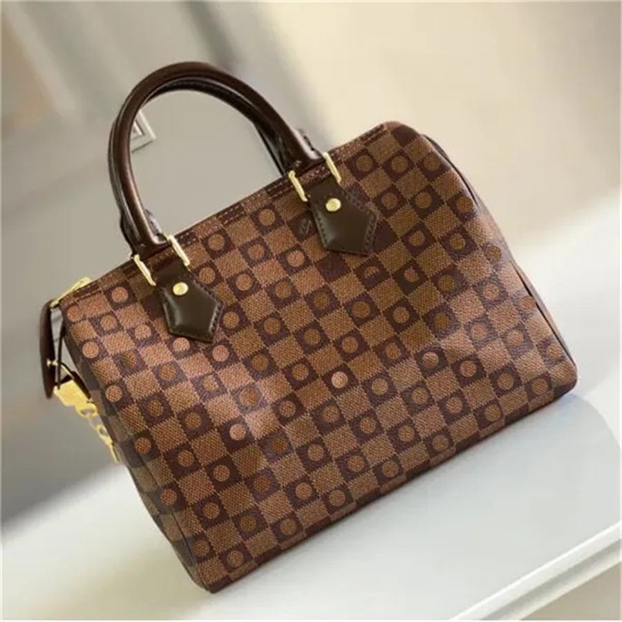 brown grid(no long strap)