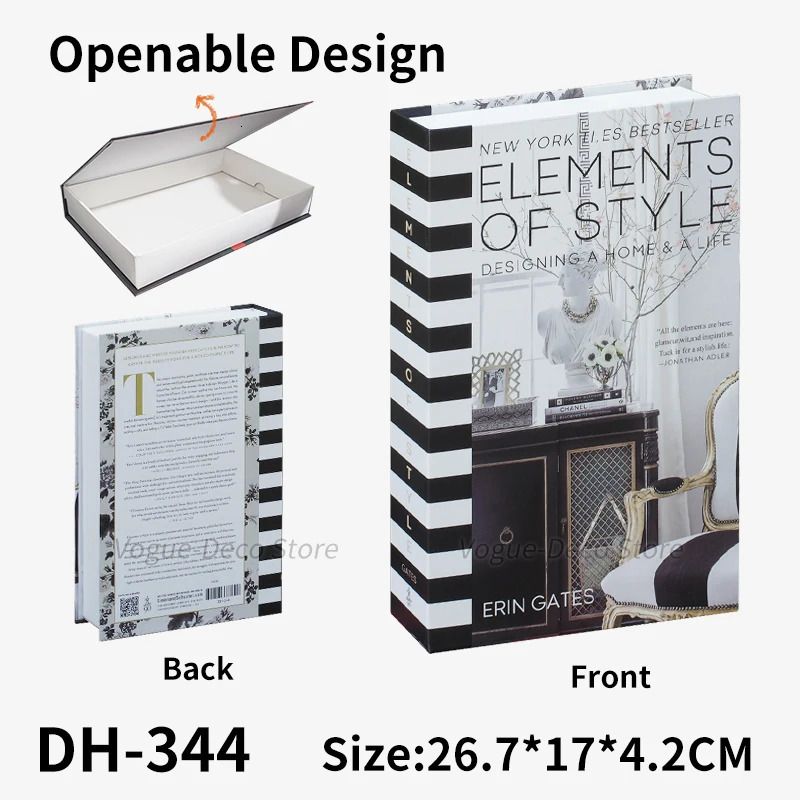 Dh-344-Book Box ( Openable)