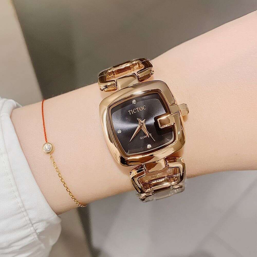 Steel Rose Gold Black