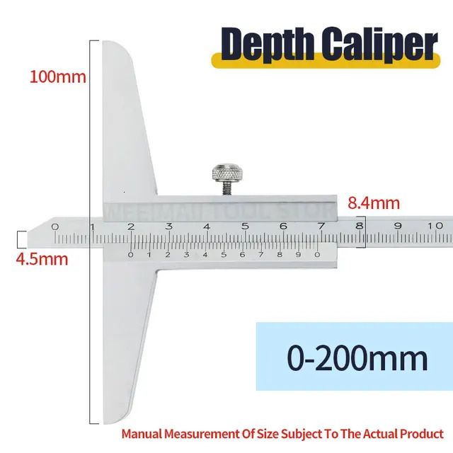 Calibre de profondeur 0-200