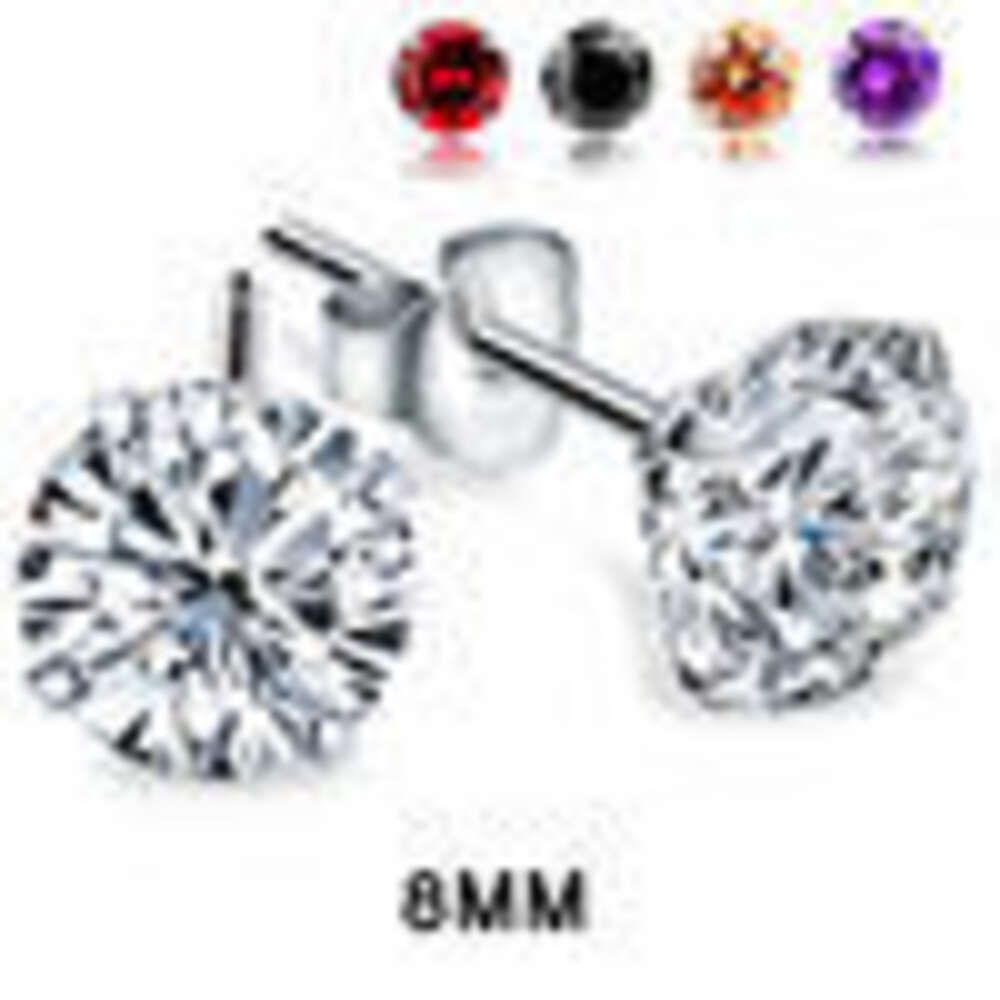 8mm Earring Stud-Europe And America