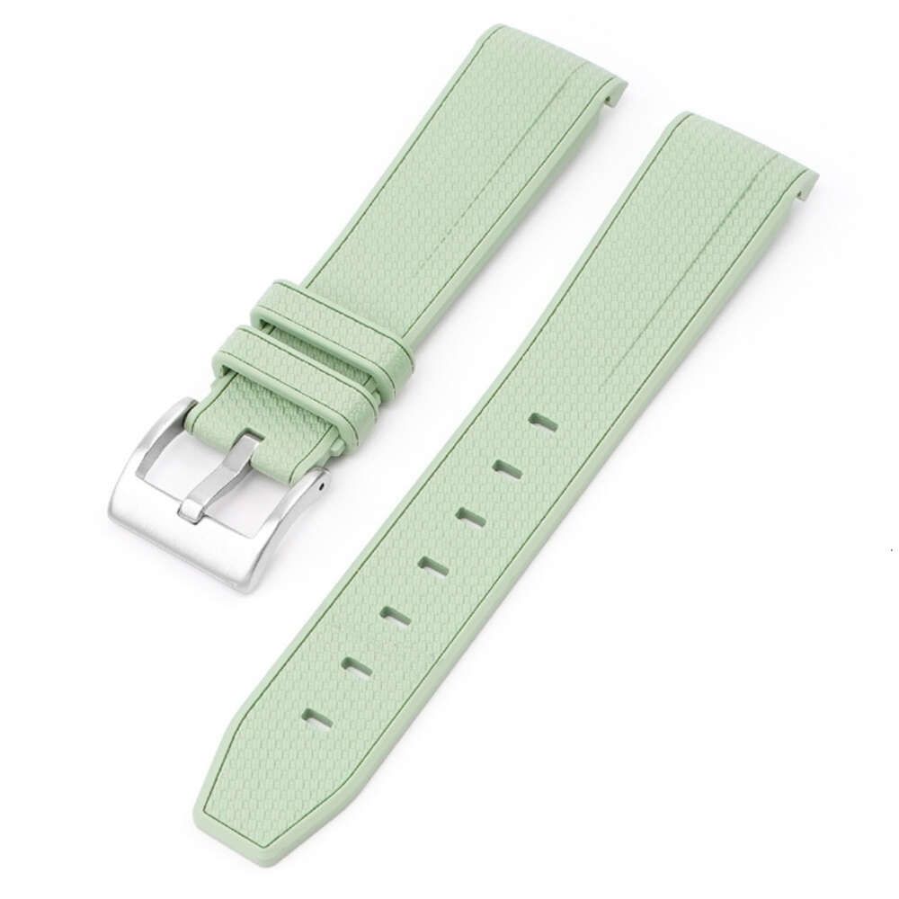 Light green-20mm Silver Buckle