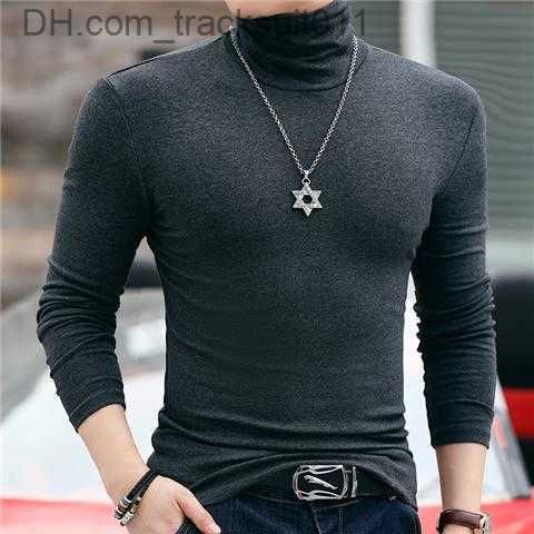 Gray Turtleneck Dark