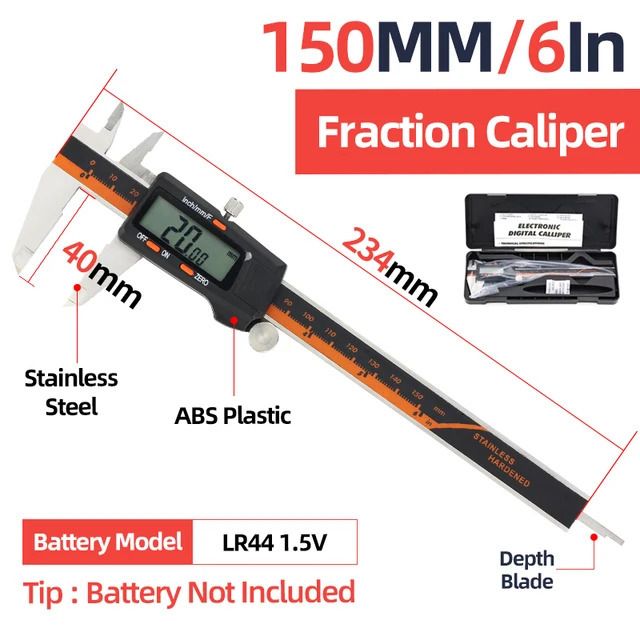 Box Fraction Caliper