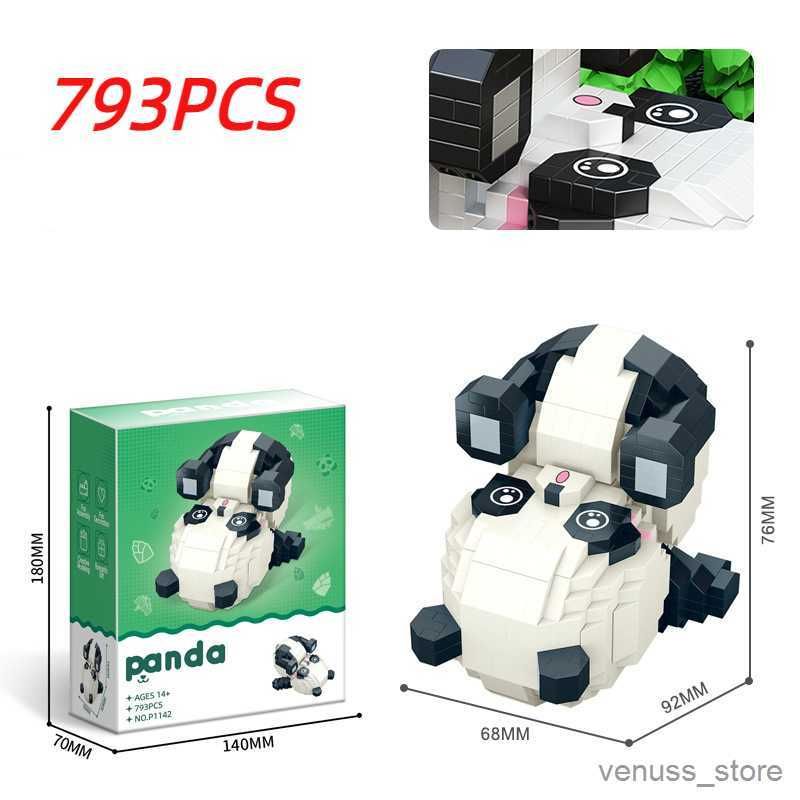 793pc الباندا مع صندوق