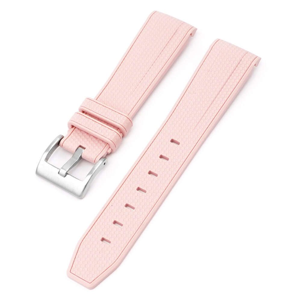 Light pink-20mm Silver Buckle
