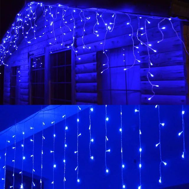 Blue-Eu Plug-7x0.5m 200leds-Steay on