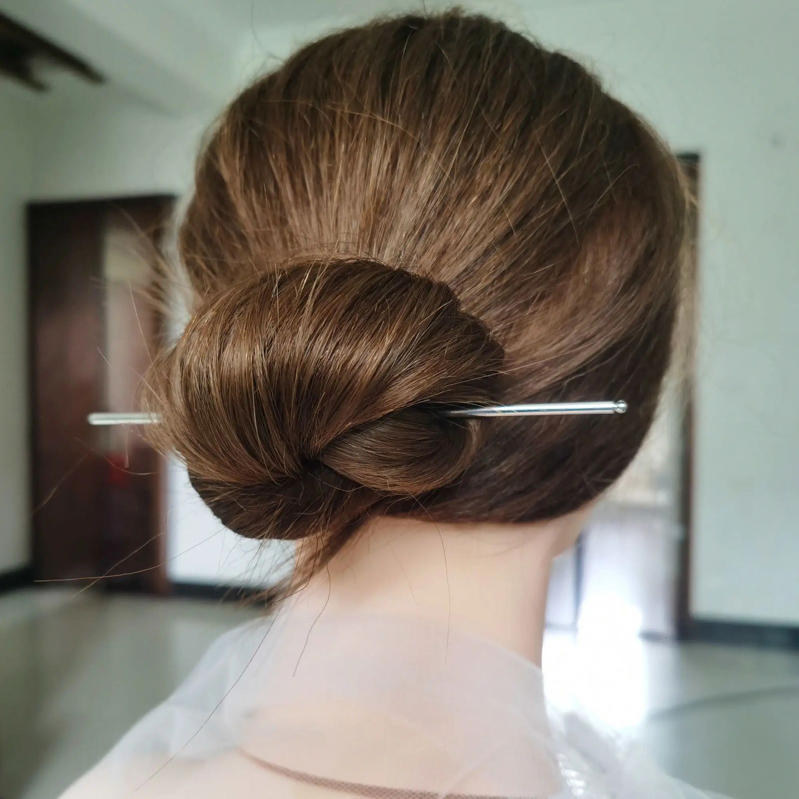 silver hairpin 2pcs