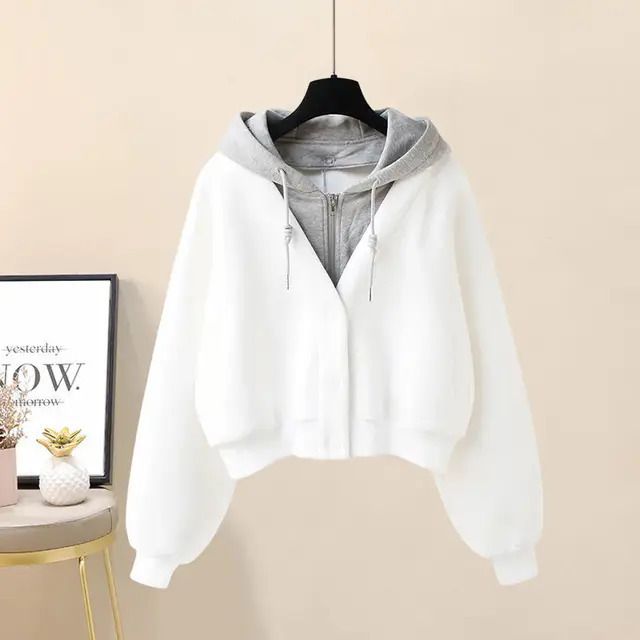 Witte hoodie
