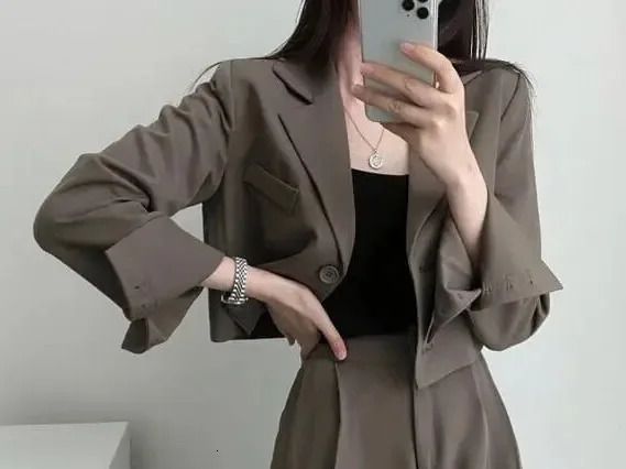 Blazer à café