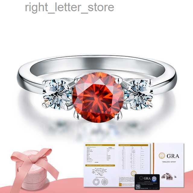 Moissanite rosso