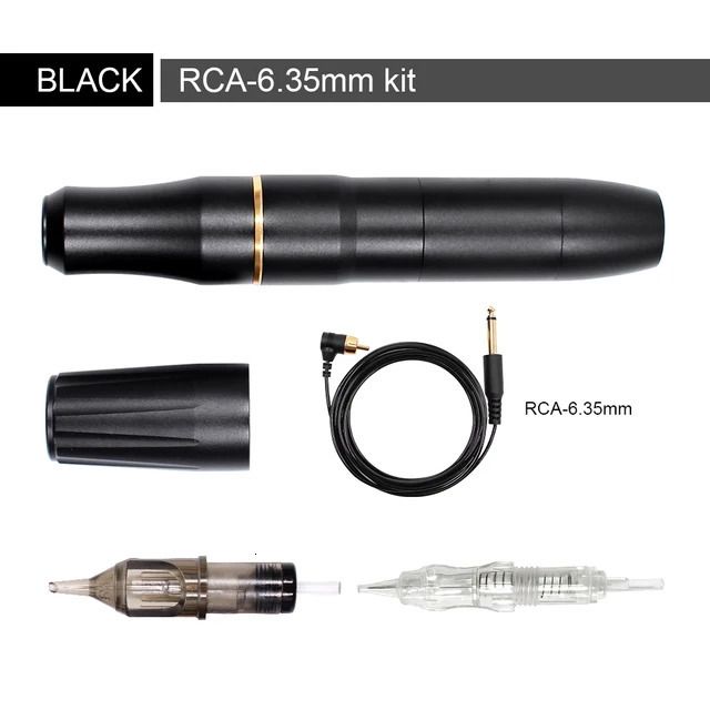 검은 색 RCA 6.35mm