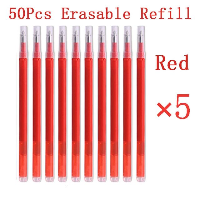 50-teiliges rotes Set