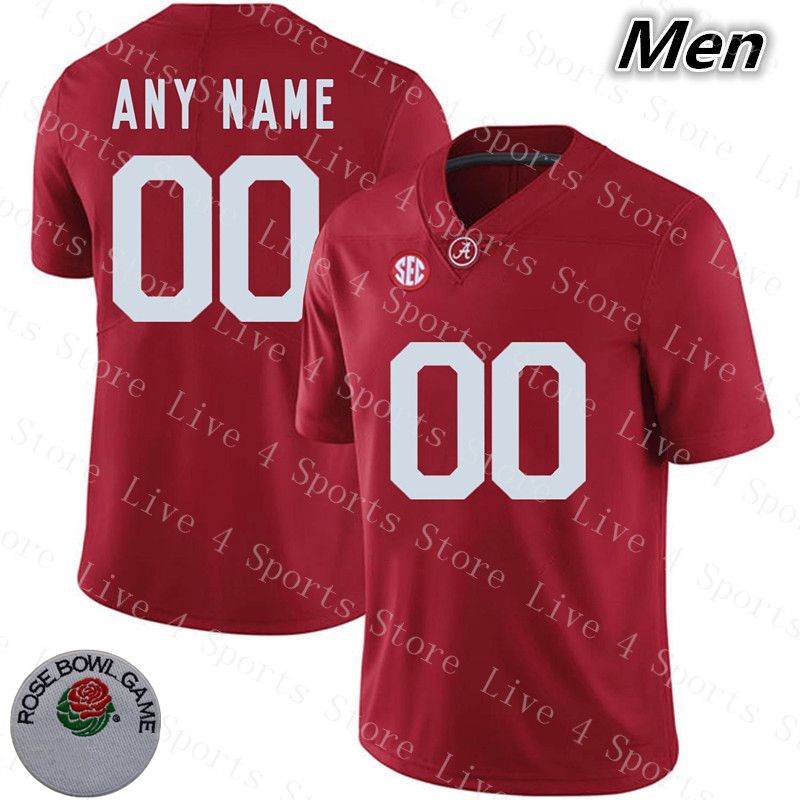 Men RED WIth Rose Bowl Patch