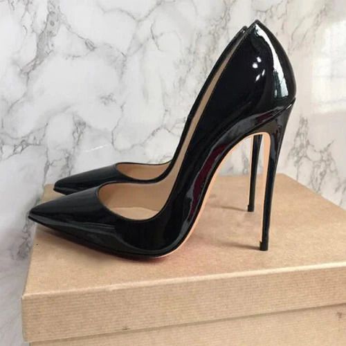 Black Patent-12 cm