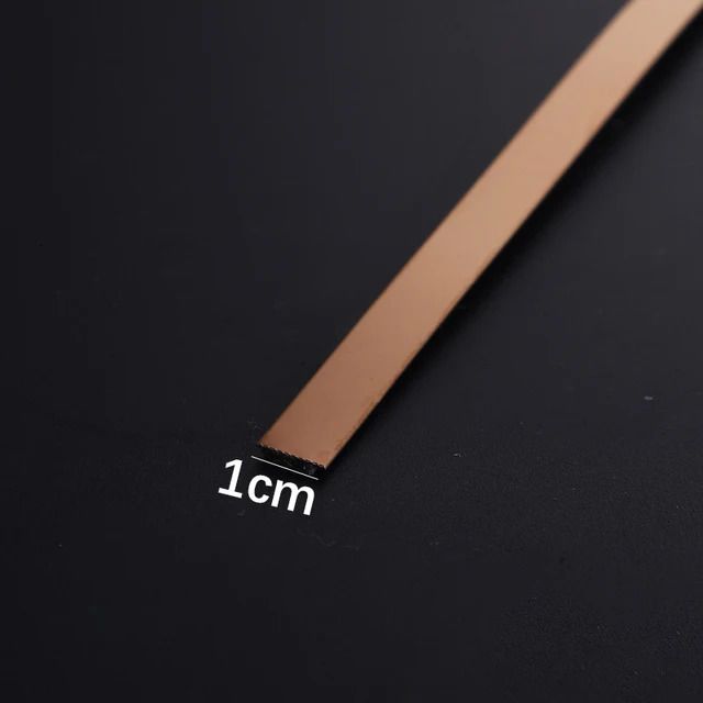 1 cm Rose Gold-10m (2 roll)