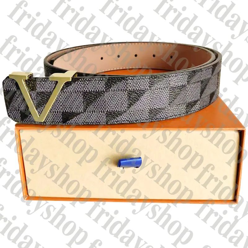 2 # Damier Zwart + Gold Buckle