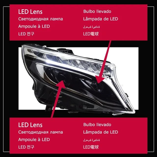 Lentille LED haut de gamme