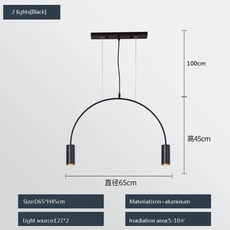 CINA 2 luci nero