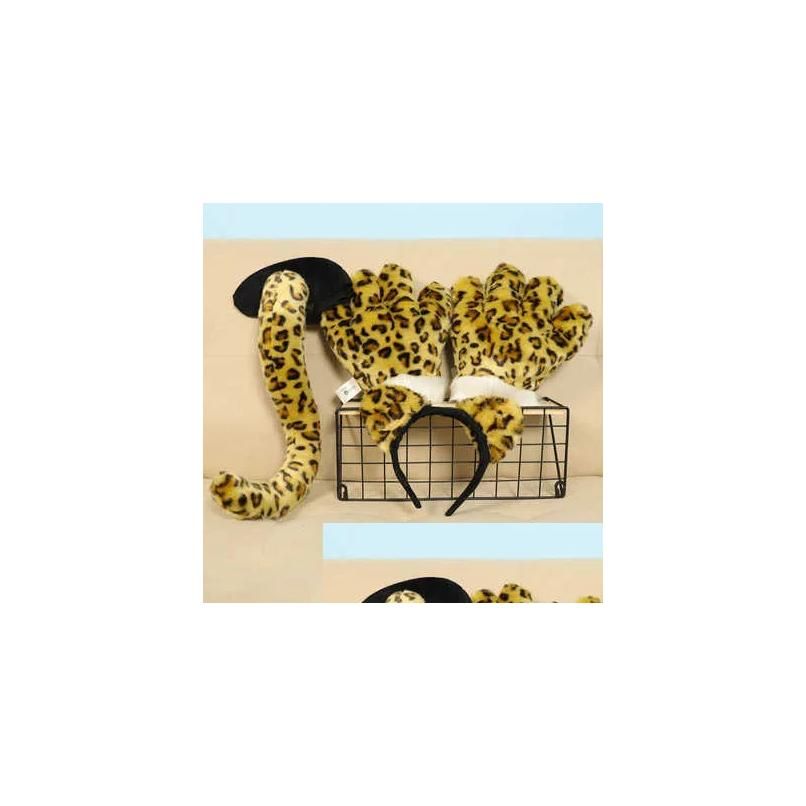 Gelb Leopard -Set