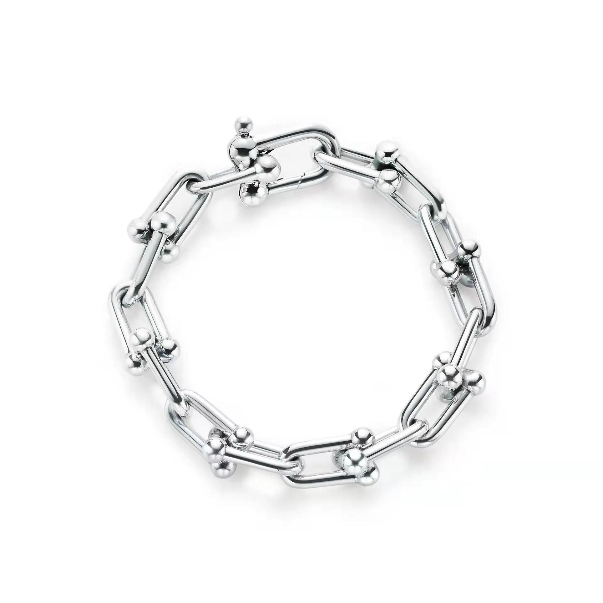 Pulseira Estilo Masculino Prateado (20Cm)