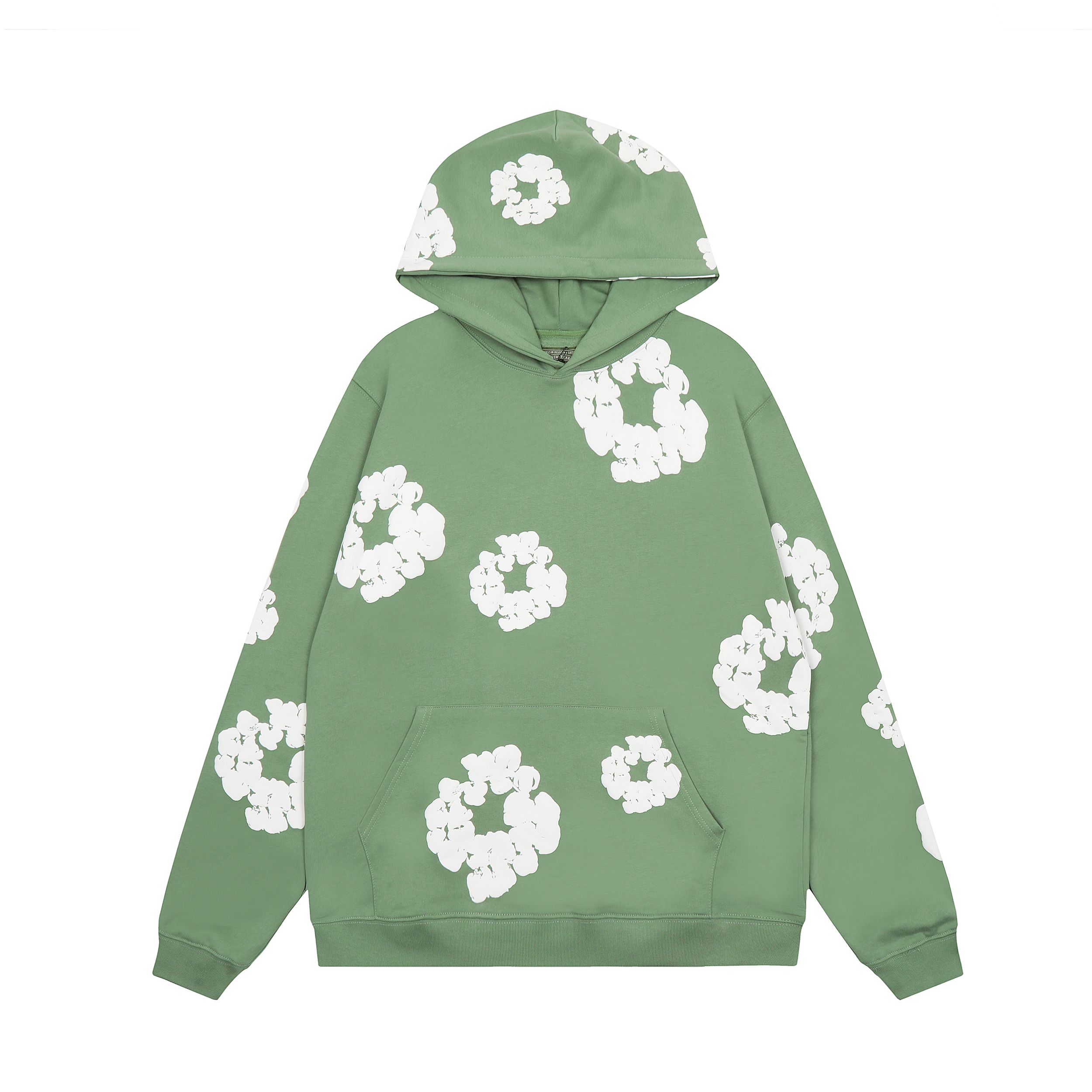 groene hoodie