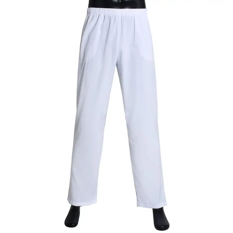 M 01 White Long Pant