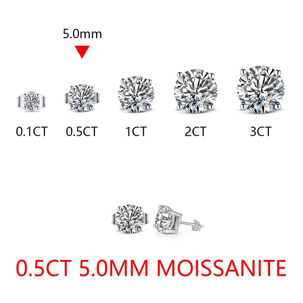 0,5CT VVSI1 5,0 mm-Pure 10K guld