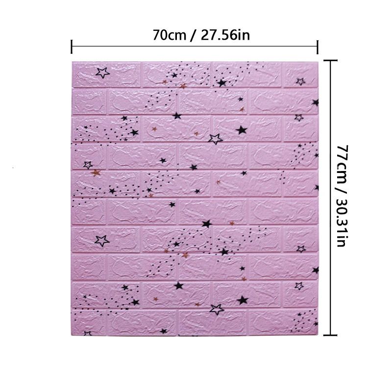 Estrelado-rosa-10pcs-77cmx70cm