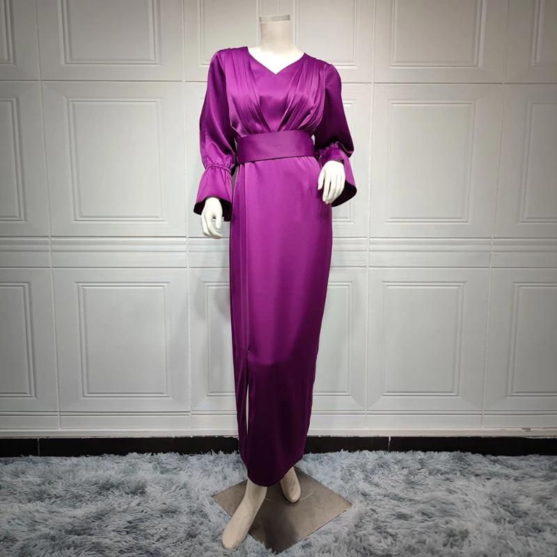 purple dress S