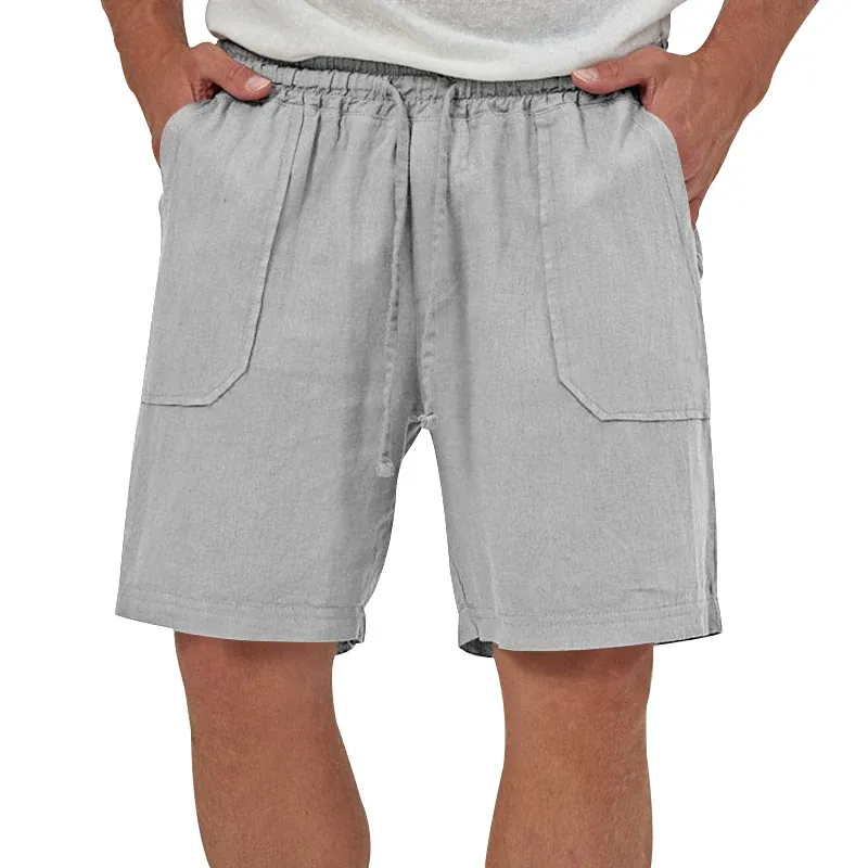 shorts cinza claro