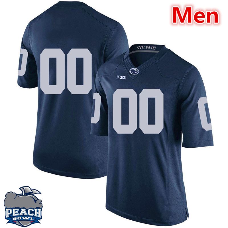 Men Navy With Name Without Peach Patch