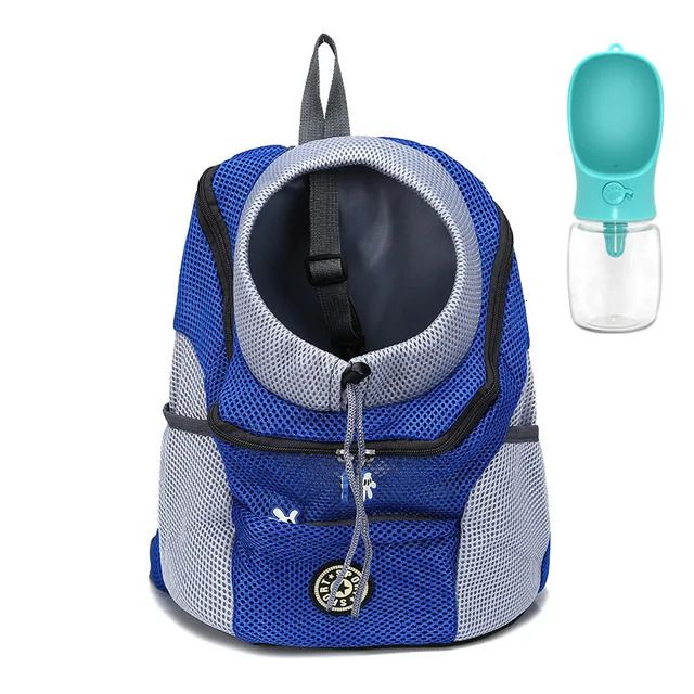 A-blue with 1bottle-s Bag