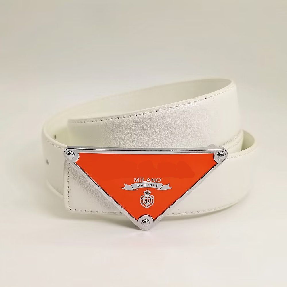 White + orange buckle