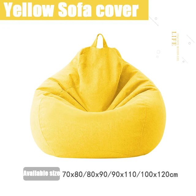 Yellow-sofa Cover-100x120cm