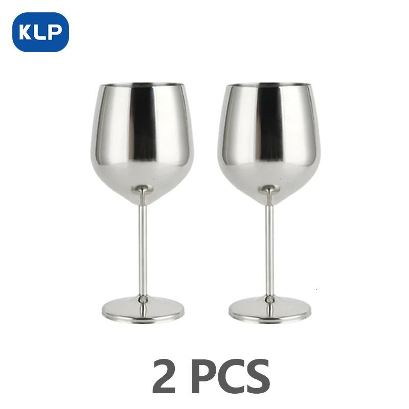 2pcs gümüş 520ml