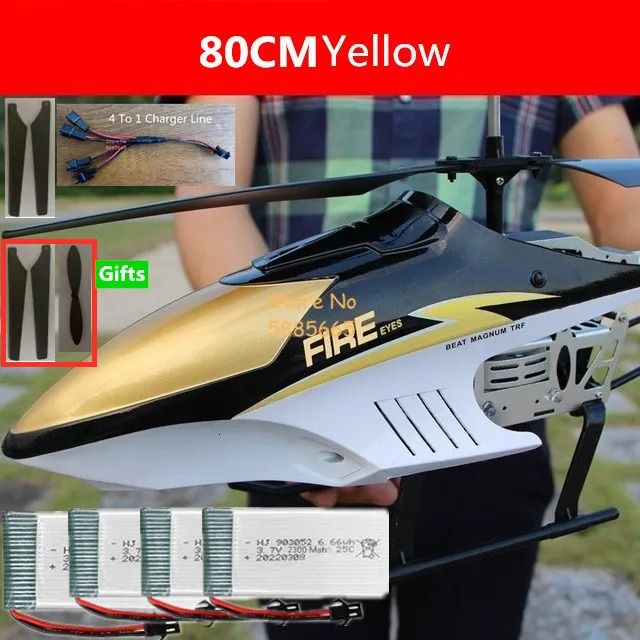 80cm Yellow 4battery