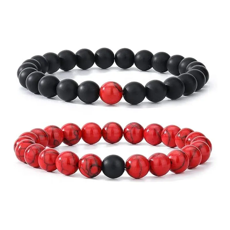 Howlite-Red-Matte