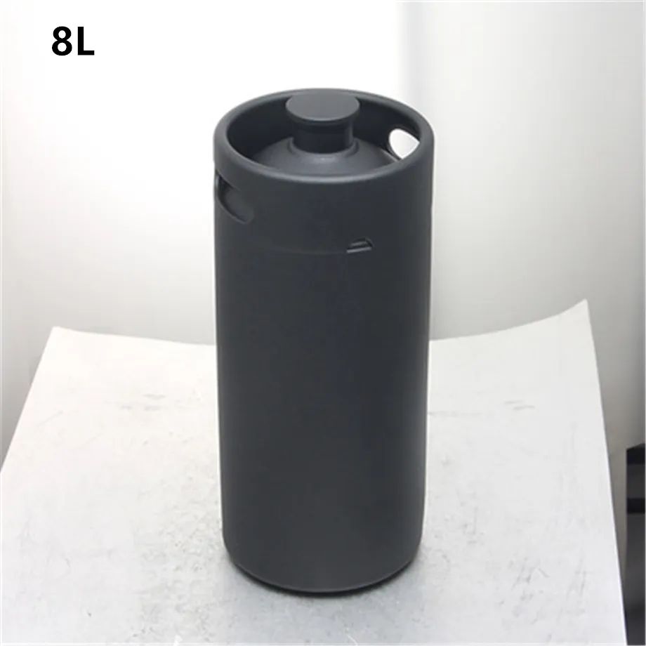 8L black normal lid