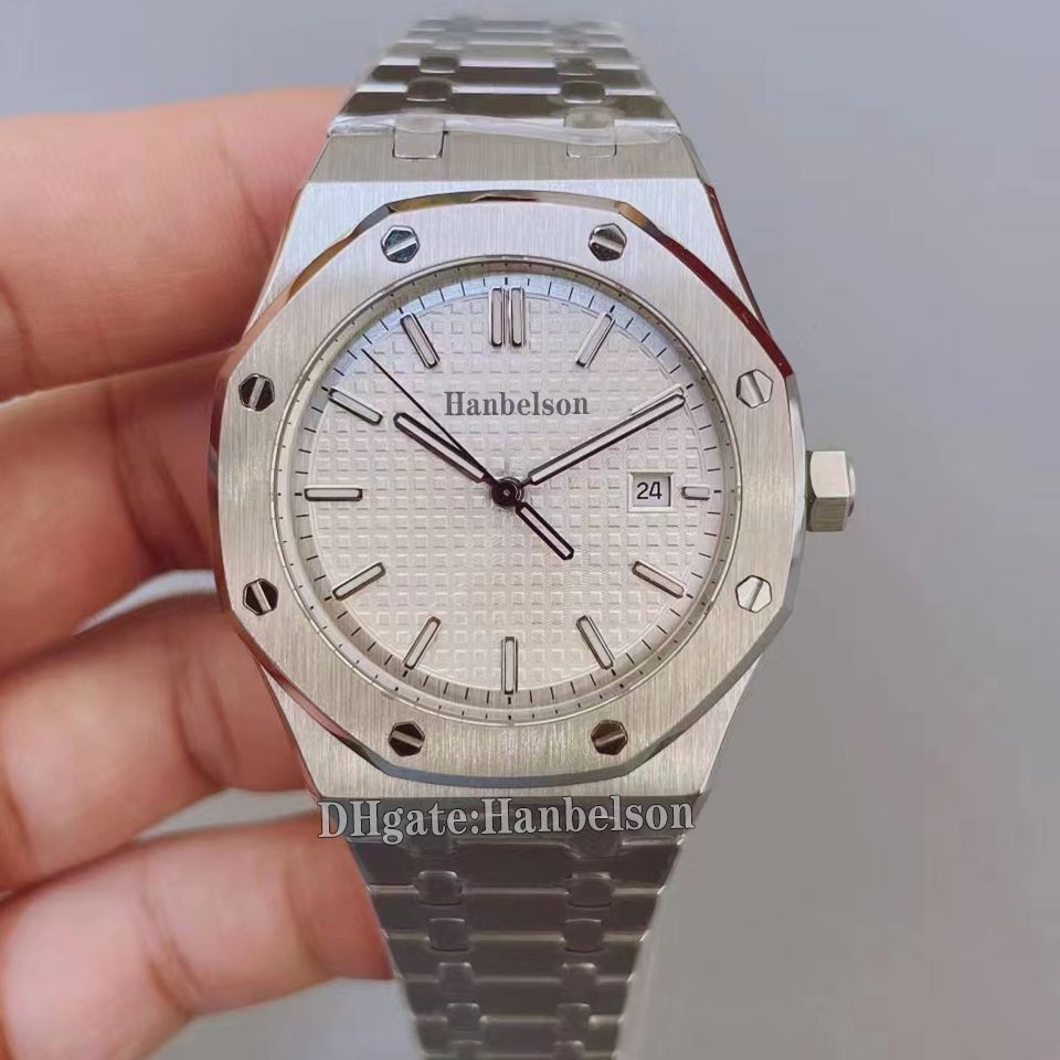 Three-watch hand white dial